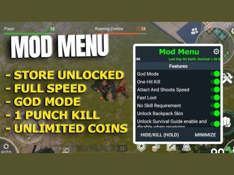 Tính Năng MOD Nổi Bật Của Last Day On Earth Mod APK