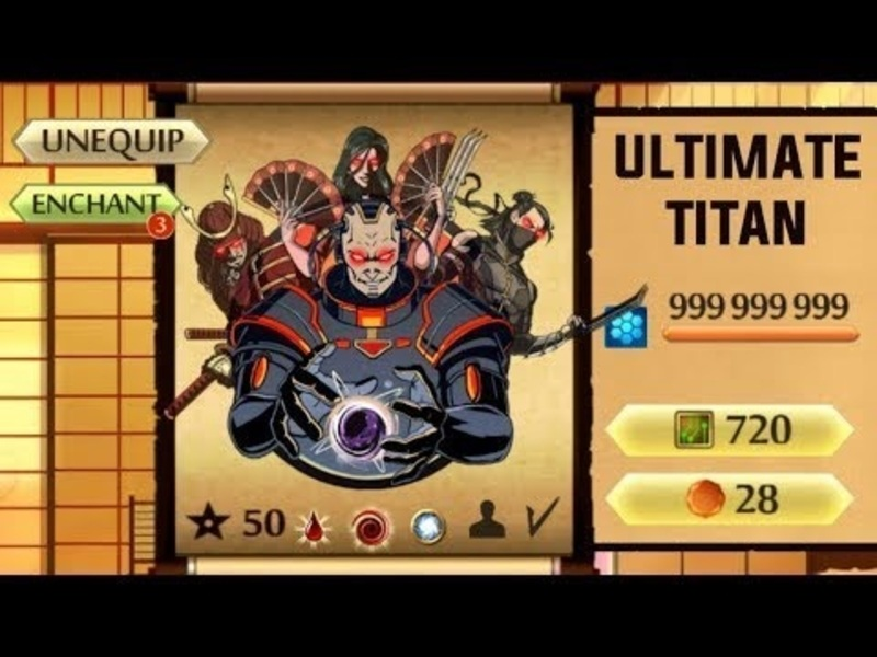 Vô hạn titan trong Shadow Fight 2 Hack 